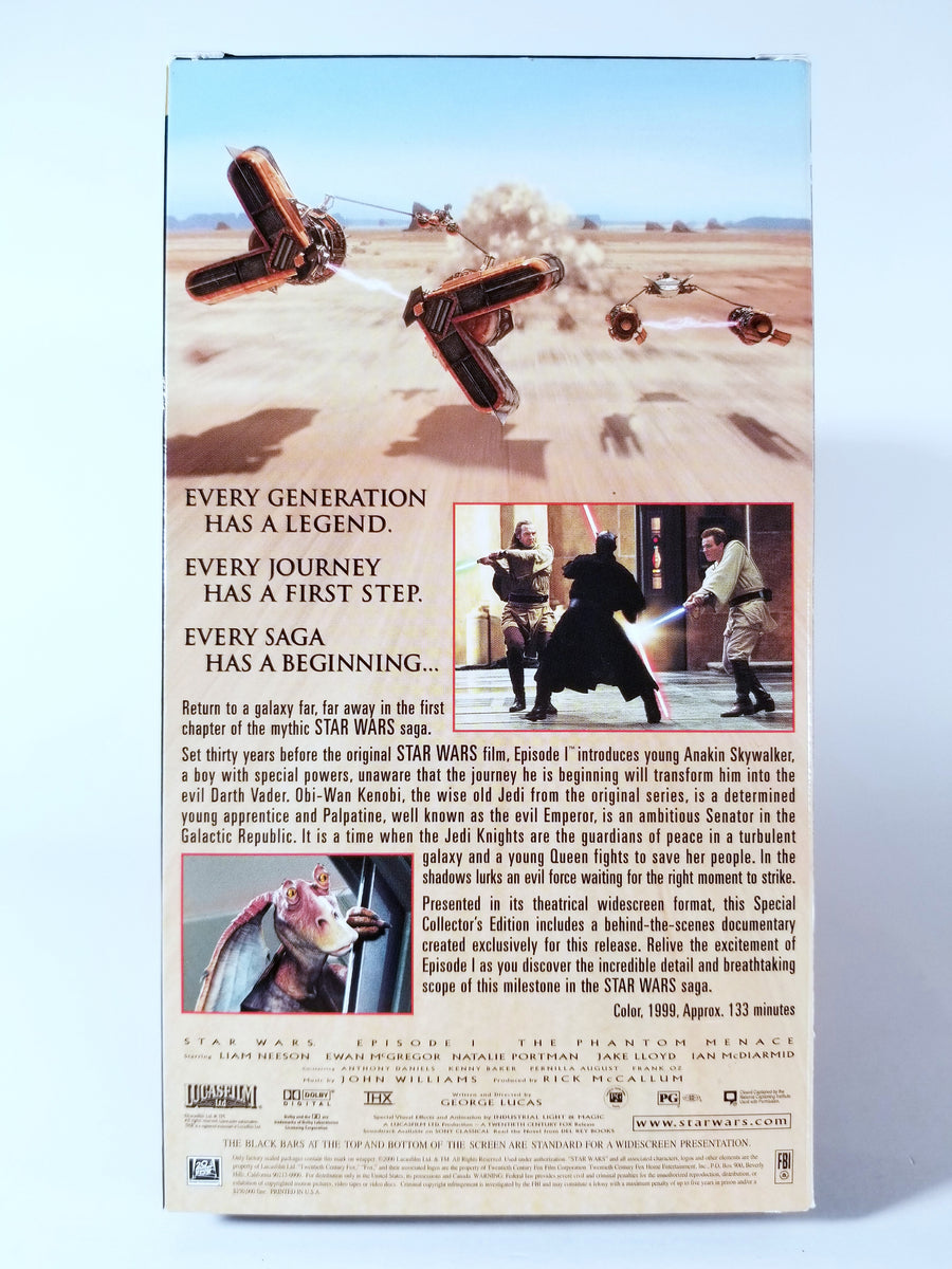 Star Wars: The Phantom Menace - Widescreen Video Collector's