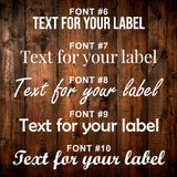 Custom Vinyl Decal - Personalized Name or Business Sign
