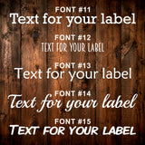 Custom Vinyl Decal - Personalized Name or Business Sign