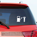 Gas Pump Strikes Again Vinyl Car Decal