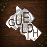 City of Guelph Map Vinyl Car Decal