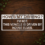 How's My Driving? Vinyl Car Decal