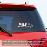 Man I Love Frogs Vinyl Car Decal