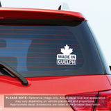 Made In Guelph Vinyl Car Decal