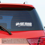 Not Drunk Avoiding Potholes Vinyl Car Decal