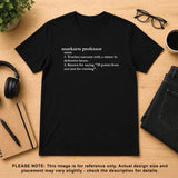 Snarkarts Professor Short Sleeve Adult T-Shirt