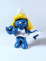 The Smurfs - Vintage Secretary Smurfette PVC Figure