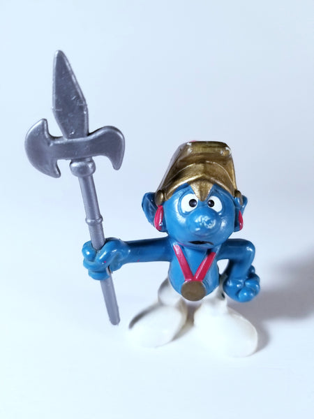The Smurfs - Vintage Knight Smurf PVC Figure