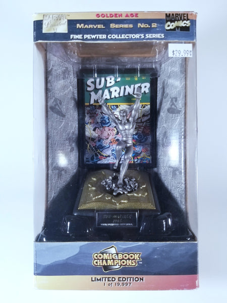 Golden Age Marvel Series No. 2 Fine Pewter Collector's Series - Vintage Sub-Mariner Figure