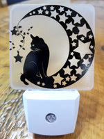 Cat and the Moon Night Light