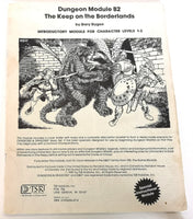 Dungeon Module B2 - The Keep on the Borderlands, Dungeons and Dragons Basic Set